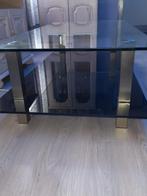 Glazen salontafel, Comme neuf, 100 à 150 cm, Rectangulaire, Modern