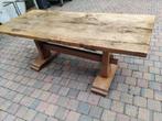 oude verweerde eiken Spaanse tafel 200 cm, Antiek en Kunst, Ophalen