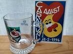 Kaartje 1996 + SAFIR glas De Gheest -Aalst Carnaval 9/2/1997, Comme neuf, Autres marques, Enlèvement, Verre ou Verres