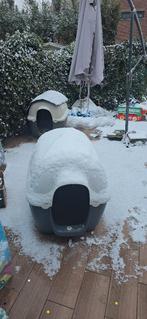 Iglo-nis van thermoplastisch PVC, winter, zomer,  praktisch, Dieren en Toebehoren, Hondenhokken, Ophalen, 110 cm of meer, 65 tot 100 cm