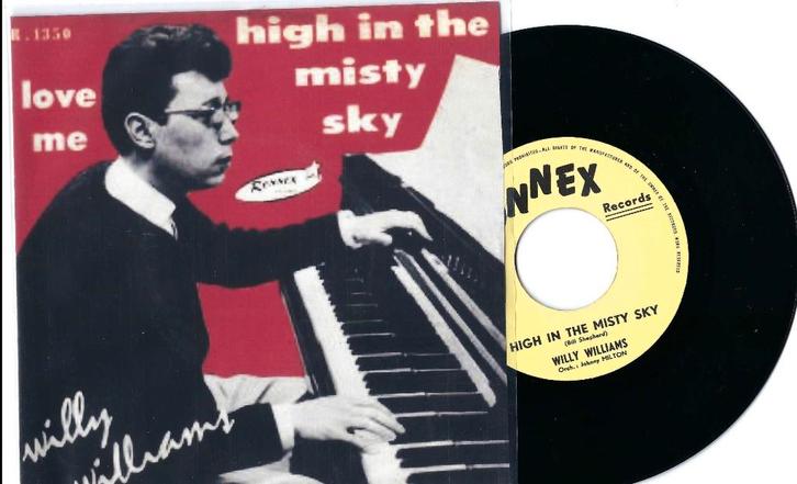 Popcorn -- Willy Williams – High In The Misty Sky, Cd's en Dvd's, Vinyl Singles, Gebruikt, Single, R&B en Soul, 7 inch, Ophalen of Verzenden