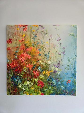 Origineel Werk Yulia Muravyeva op Doek 60x60cm beschikbaar voor biedingen