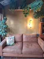 Stijlvolle zitbank, 2-zit, in lederlook., Huis en Inrichting, Zetels | Zetels, Ophalen, Gebruikt, Stof