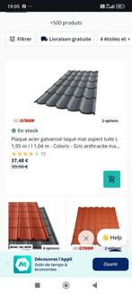 Tôles neuve, Enlèvement, Comme neuf, Gris, Tuiles