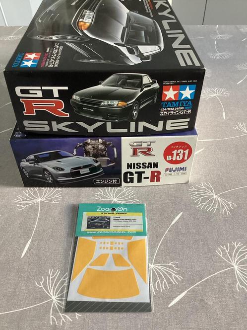 2x Nissan (Skyline) GT-R modelbouwdozen, Hobby en Vrije tijd, Modelbouw | Auto's en Voertuigen, Zo goed als nieuw, Fujimi, Verzenden