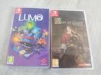 Nintendo Switch games (Lumo & Ash of Gods), Ophalen of Verzenden, Zo goed als nieuw