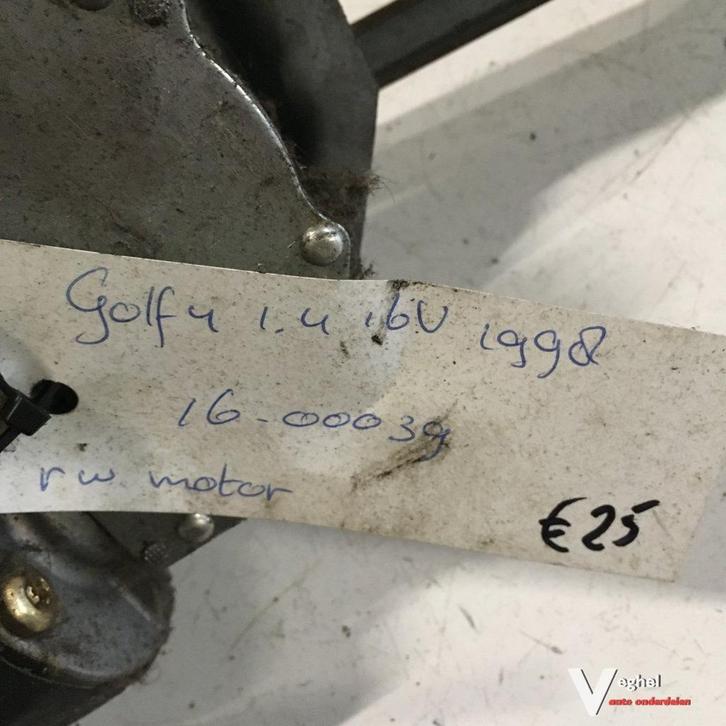 Vw Golf 4   1998 Ruitenwissermechaniek met motor, Auto-onderdelen, Ruiten en Toebehoren, Gebruikt, Ophalen of Verzenden