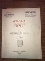 Armorial des communes de Lozère, Boeken, Geschiedenis | Nationaal, Gelezen, Balmelle & Louis, Ophalen of Verzenden, 20e eeuw of later