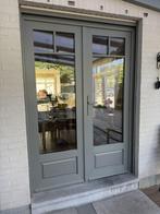 2 Ramen en Dubbele Deur, Doe-het-zelf en Bouw, Ophalen, Gebruikt, Gevelraam of Ruit, Dubbelglas