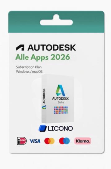 Autodesk Alle Apps Pakket 2026 beschikbaar voor biedingen