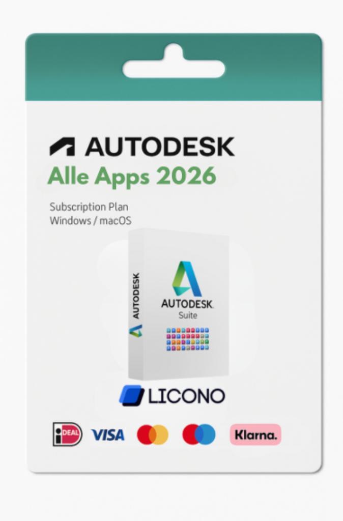 Autodesk Alle Apps Pakket 2026, Computers en Software, Ontwerp- en Bewerkingssoftware, Nieuw, MacOS, Windows, Ophalen