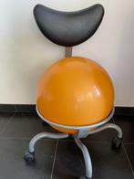 Buro Stoel met opblaasbare bal, Maison & Meubles, Chaises de bureau, Comme neuf, Ergonomique, Enlèvement, Chaise boule