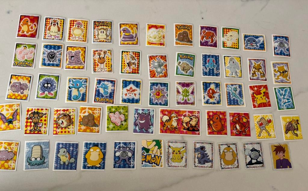 Pokémon-stickers panini, Envoi