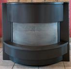 Gaskachel, zwart, met weergave houtblokken (te Oostende), Huis en Inrichting, Kachels, Ophalen, Gebruikt, Gas, Vrijstaand