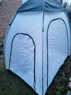 Visgerief tent voor in de regen te vissen.., Ophalen