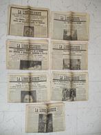 1935 : 7 ORIGINELE kranten : Dood van Koningin ASTRID, Boeken, Geschiedenis | Nationaal, Ophalen of Verzenden