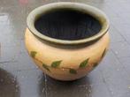 2 mooie grote stenen bloempotten, Tuin en Terras, Ophalen