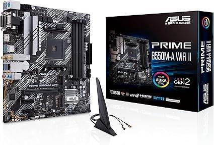 ASUS PRIME B550M A WI-FI II | GRATIS LEVERING, Computers en Software, Moederborden, Nieuw, AMD, DDR4, Verzenden