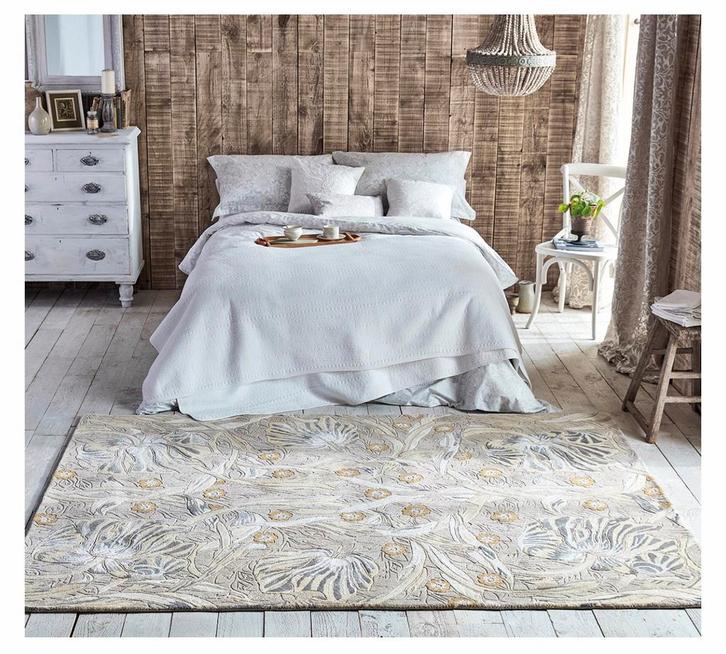 William Morris vloerkleed Pure Pimpernel Linen 140 x 120, Huis en Inrichting, Stoffering | Tapijten en Vloerkleden, Zo goed als nieuw