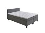 Boxspring 180x200cm, Enlèvement, Comme neuf, Gris
