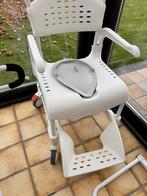 Chaise percee et de douche sur roulettes, Divers, Matériel Infirmier, Enlèvement, Comme neuf