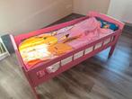 Kinderbed - Roze, Ophalen, Gebruikt, 70 tot 85 cm, 140 tot 160 cm