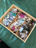 3 puzzels van Frozen (24 stukken) in houten kistje, Kinderen en Baby's, Speelgoed | Kinderpuzzels, 10 tot 50 stukjes, Van hout