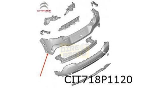 Citroën C4 Cactus (2/18-) achterbumper (Te Spuiten) (Bij dod, Autos : Pièces & Accessoires, Carrosserie & Tôlerie, Pare-chocs