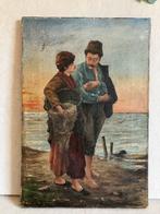 Antiek olieverfschilderij uit 1896 van Fritz Veltmann, Ophalen of Verzenden