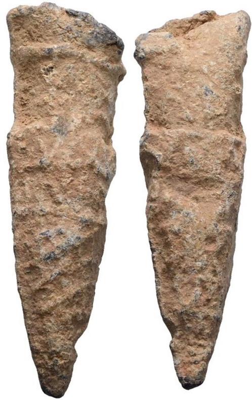 Middeleeuwse Pelgrims wijwaterampulla  - archeologie, Antiek en Kunst, Antiek | Brons en Koper, Ophalen of Verzenden
