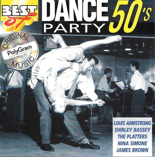 CD - Best Of Dance Party 50's JAMES BROWN/NINA SOMONE e.v.a., Cd's en Dvd's, Cd's | Verzamelalbums, Ophalen of Verzenden