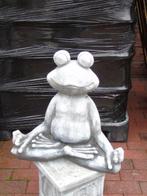 Een zenkikker gemaakt van gepatineerde steen, Tuin en Terras, Ophalen, Nieuw