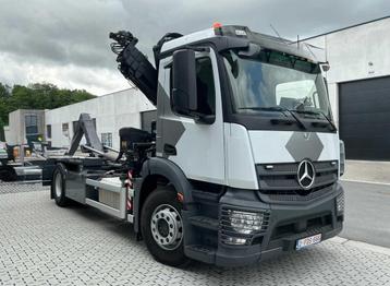 Mercedes Antos 257000 km!!/opbouw nieuw/euro6/autolaad kraan beschikbaar voor biedingen