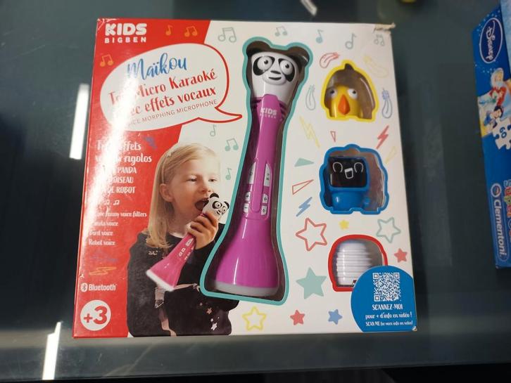 Bigben maikou karaoke microfoon. Nieuwprijs 55euro., Kinderen en Baby's, Speelgoed | Overig, Zo goed als nieuw, Ophalen