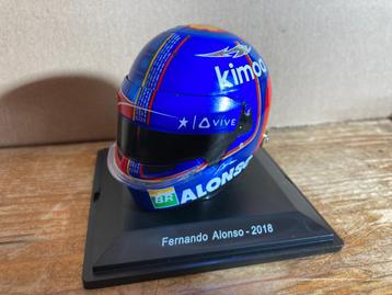  Fernando Alonso 2018 1:5 helm Mclaren Honda 1/5 helmet F1