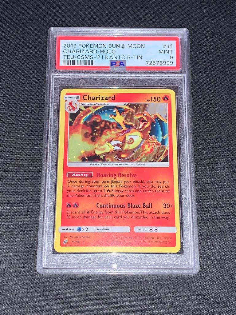 Carte Pokémon gradée Dracaufeu PSA 9, Hobby en Vrije tijd, Verzamelkaartspellen | Pokémon, Nieuw, Ophalen of Verzenden