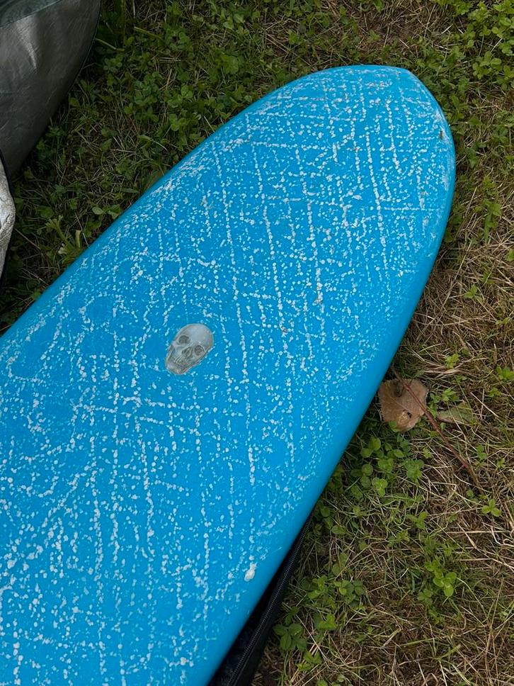 Christenson Longboard 9’6 met bag en fin, Watersport en Boten, Golfsurfen, Zo goed als nieuw, Longboard, Met vinnen, Met draagtas