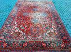 Groot Antiek Perzisch tapijt (Iran-Heriz) Natuurlijke patina, Enlèvement
