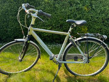 Herenfiets zilver TOPSTAAT beschikbaar voor biedingen