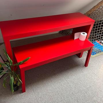 table et banc • ikea sigurd, Enlèvement, Comme neuf