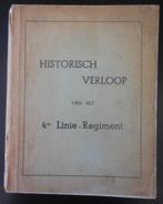 Historisch verloop van het 4de Linie-Regiment, Ophalen of Verzenden