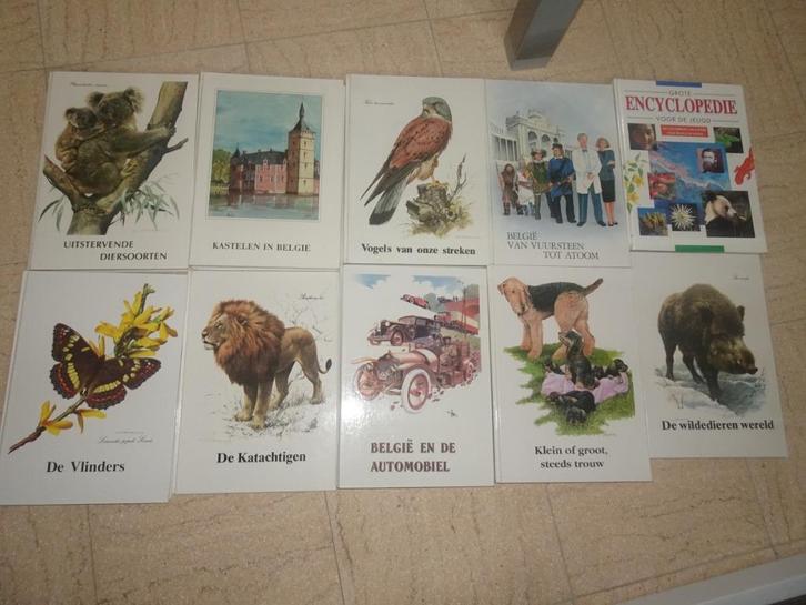 9 mooie boeken met mooie foto's en 1 andere boek, Boeken, Dieren en Huisdieren, Zo goed als nieuw, Vogels, Ophalen