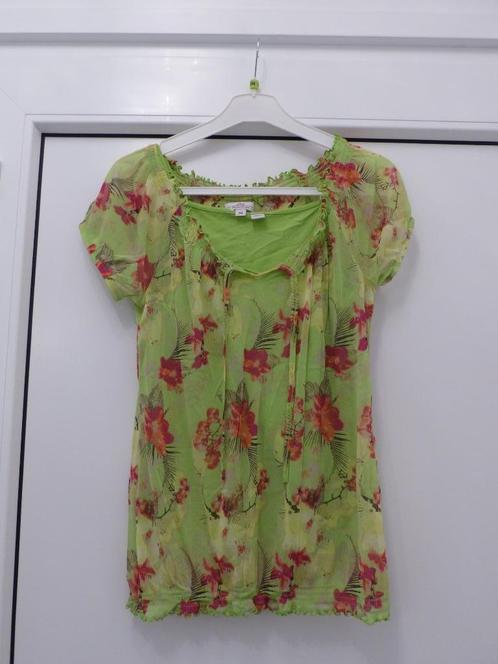 S. Oliver groen bloesje - maat 34, Kleding | Dames, Blouses en Tunieken, Zo goed als nieuw, Maat 34 (XS) of kleiner, Groen, Ophalen of Verzenden