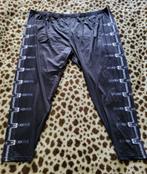 Legging met rits en gespenmotief in 4XL (52/54), Ophalen of Verzenden, Nieuw, Zwart, Broek of Spijkerbroek
