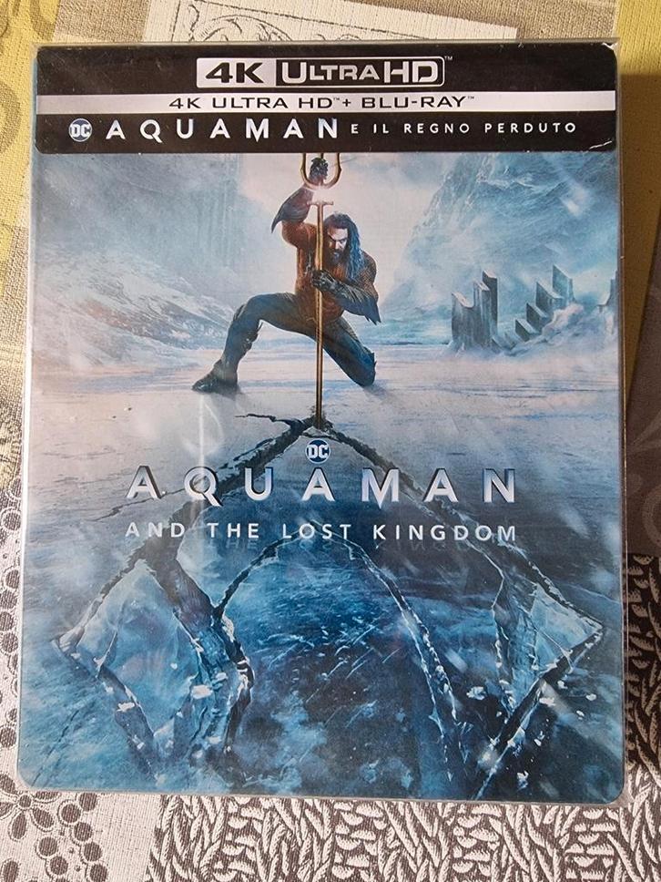 Aquaman 2 : Le Royaume perdu (STEELBOOK), CD & DVD, Blu-ray, Comme neuf, Enlèvement ou Envoi