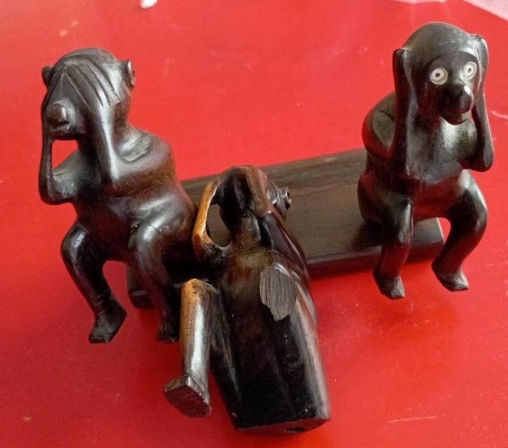 651) de verongelukte russische Chacma baviaan (malawi ), Antiek en Kunst, Kunst | Beelden en Houtsnijwerken, Ophalen of Verzenden