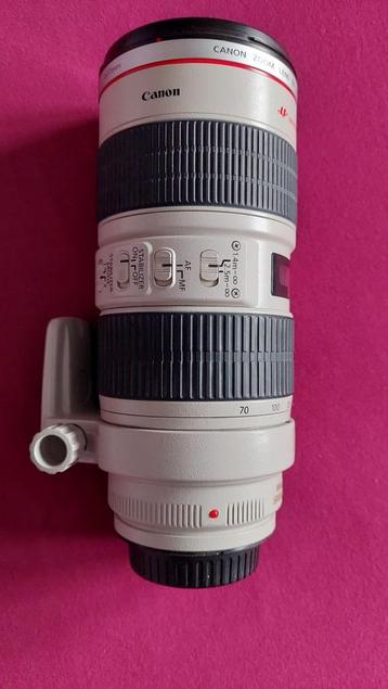 Canon ef70-200mm 1:2.8 L is een usm-objectief met ultrasone  beschikbaar voor biedingen