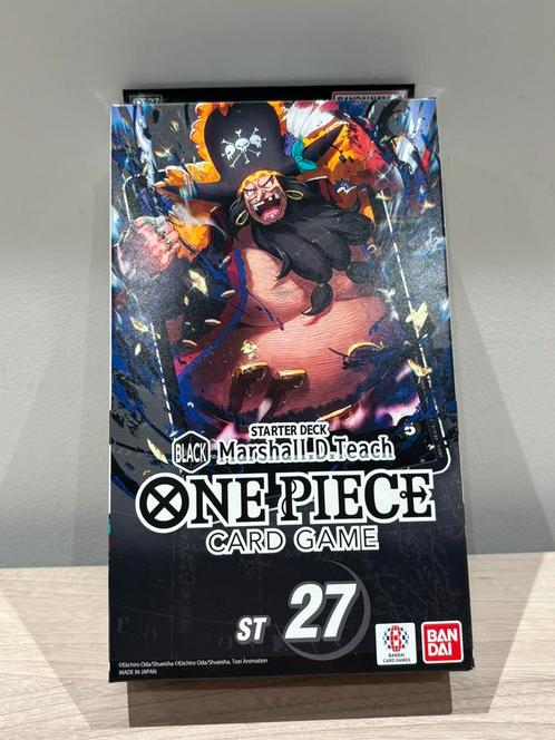 Starter Deck: Black Marshall.D.Teach (ST-27) one piece, Hobby en Vrije tijd, Verzamelkaartspellen | Overige, Ophalen of Verzenden