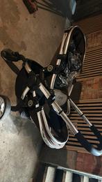 Dubbele kinderwagen I-candy bruin, Kinderen en Baby's, Kinderwagens en Combinaties, Gebruikt, Duowagen, Ophalen, Kinderwagen