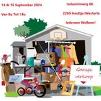 Grote Garageverkoop te Westerlo 14 en 15/09 - Wij doen mee !, Diversen, Ophalen